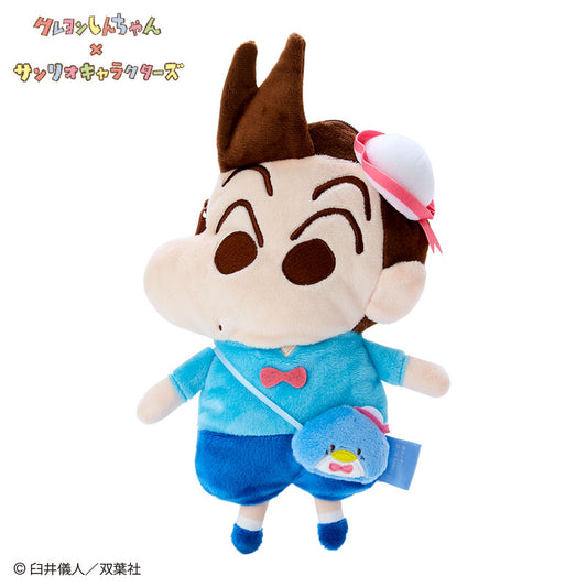 Tuxedosam x 蠟筆小新公仔拉鍊袋