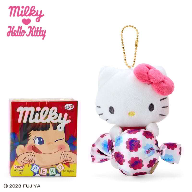 Hello Kitty x Milky 牛奶妹公仔掛件