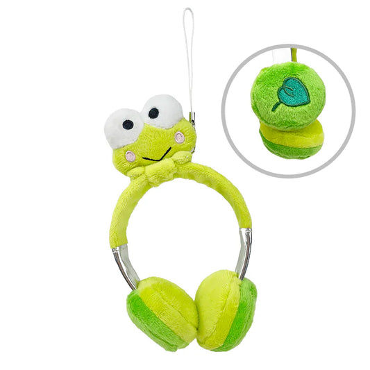 Keroppi Headphone 造型公仔掛飾 （公仔專用）