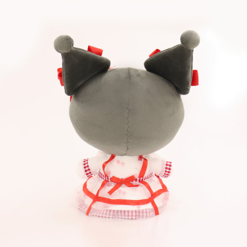 Kuromi 櫻桃白色裙公仔