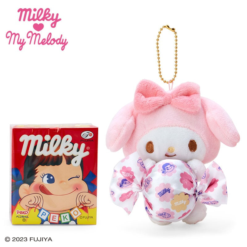 My Melody x Milky 牛奶妹公仔掛件