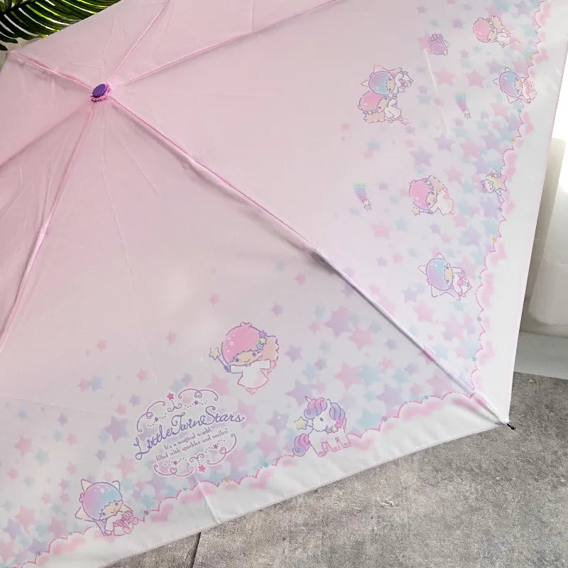 Little Twin Stars 55cm 自動縮骨遮