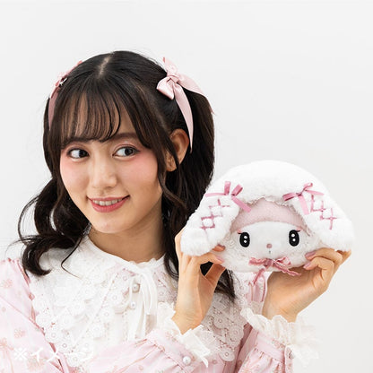 My Melody 月夜系列毛毛拉鍊袋 (地雷系第三代)