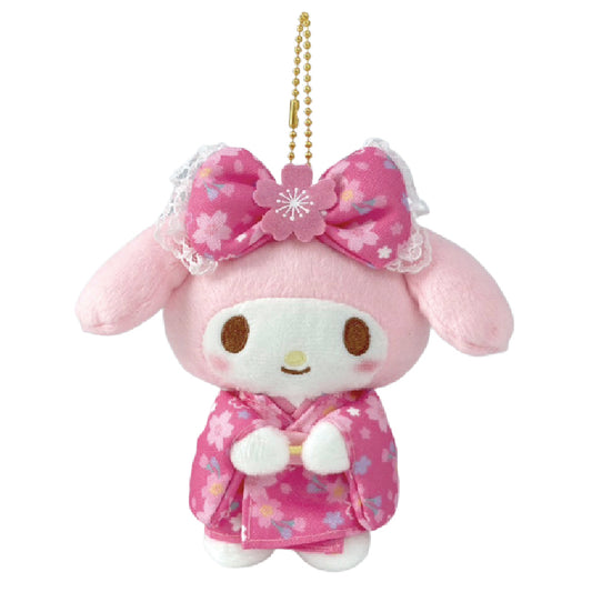 My Melody 櫻花和服公仔掛件