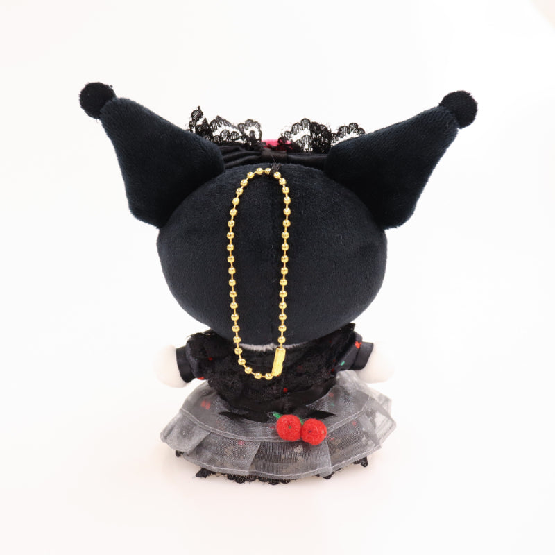 Kuromi 櫻桃黑色裙公仔掛件