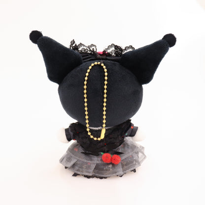 Kuromi 櫻桃黑色裙公仔掛件