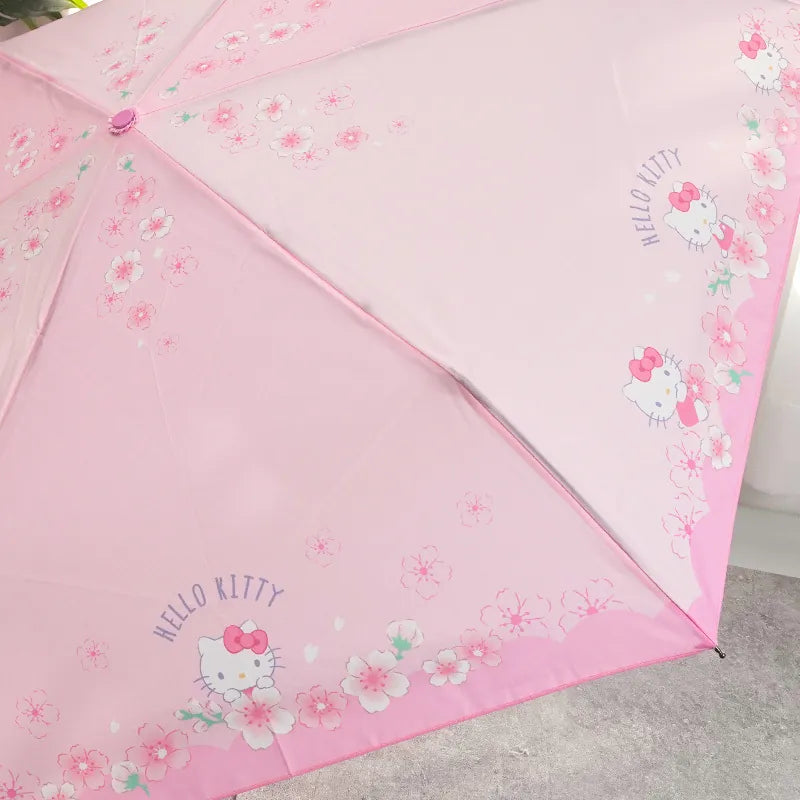 Hello Kitty 55cm 自動縮骨遮