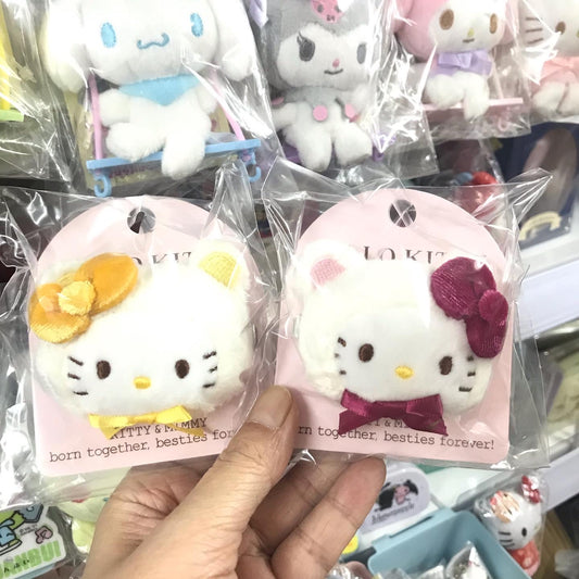 Hello Kitty & Mimmy 公仔髮夾一對