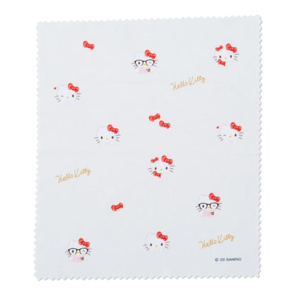 Hello Kitty 眼鏡盒連眼鏡布