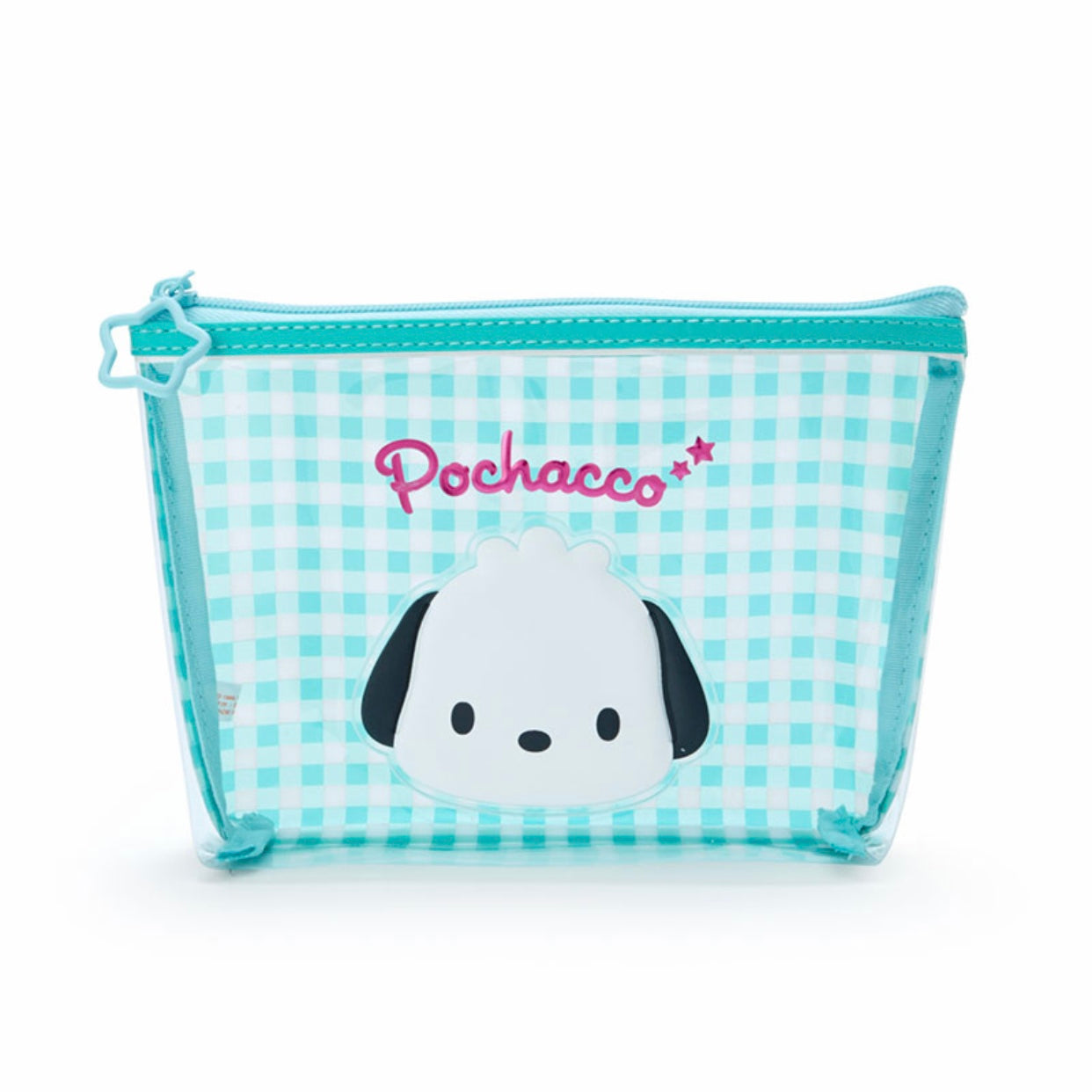 Pochacco 透明格仔拉鍊袋