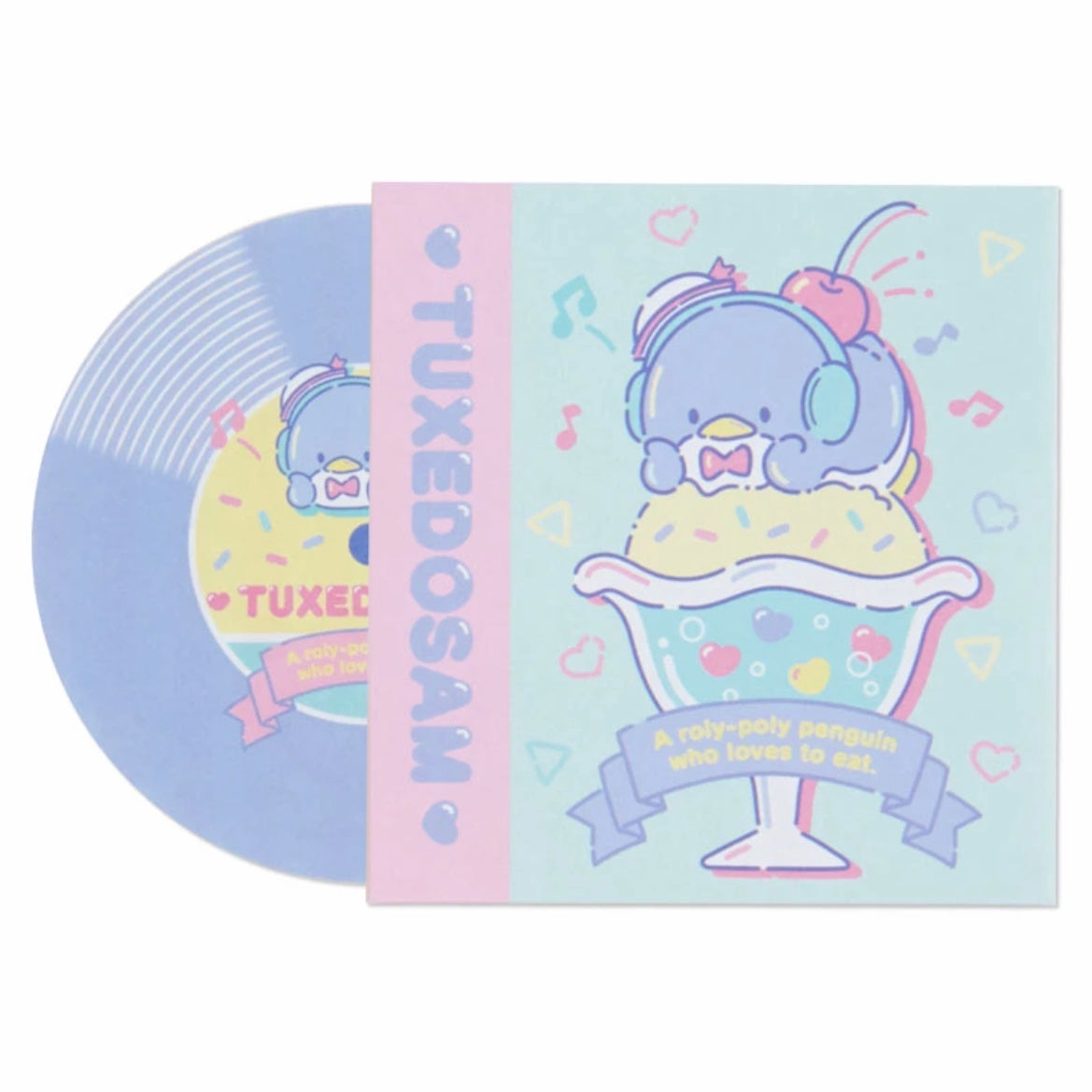 Tuxedosam 黑膠唱片造型Memo