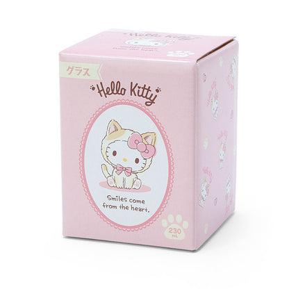 Hello Kitty 貓咪腳仔造型玻璃杯
