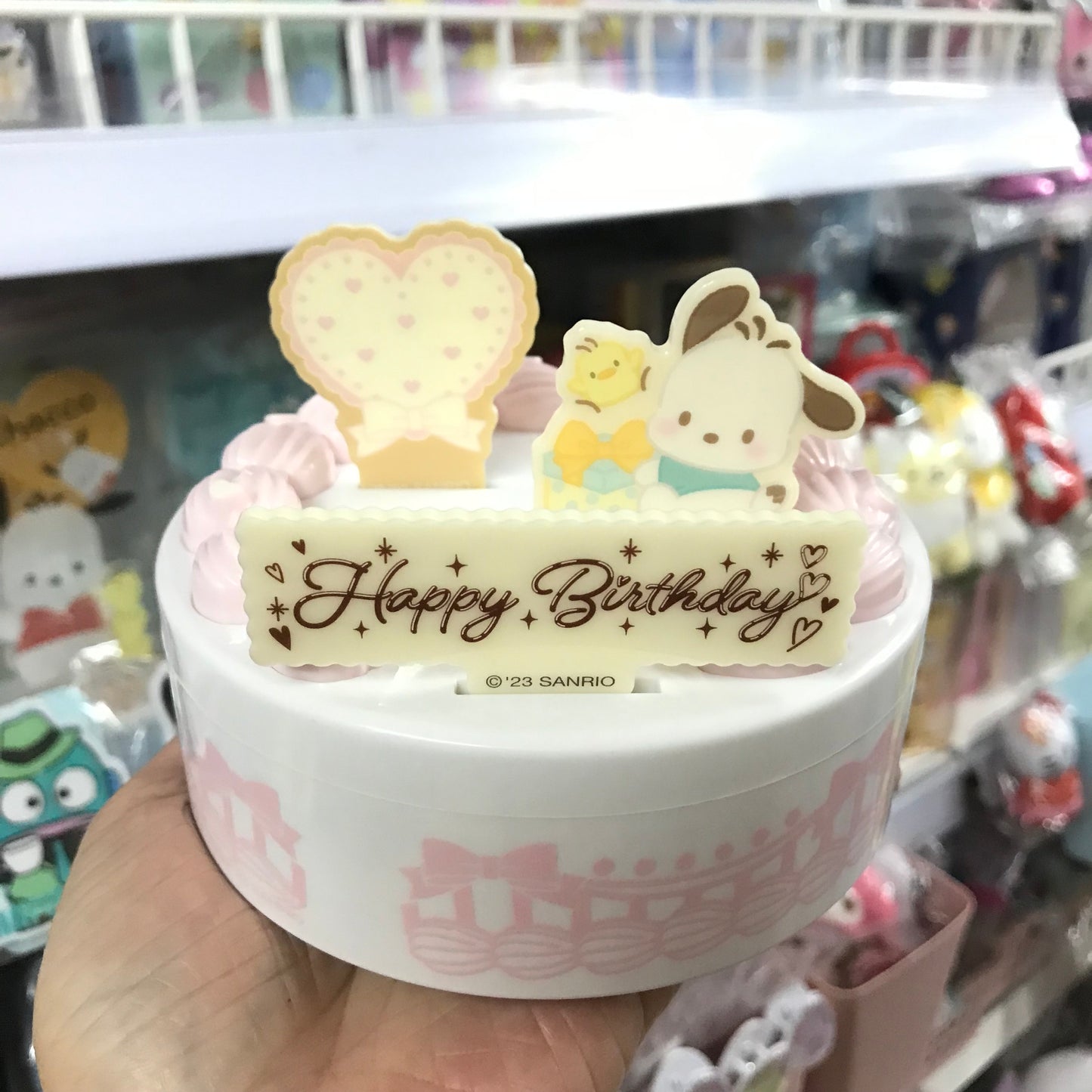 Sanrio 蛋糕造型立牌夾收納盒