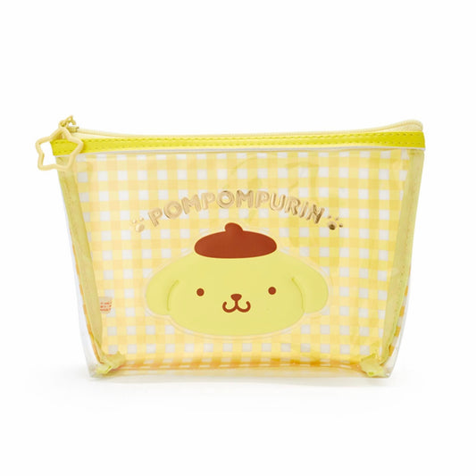 PomPomPurin 透明格仔拉鍊袋