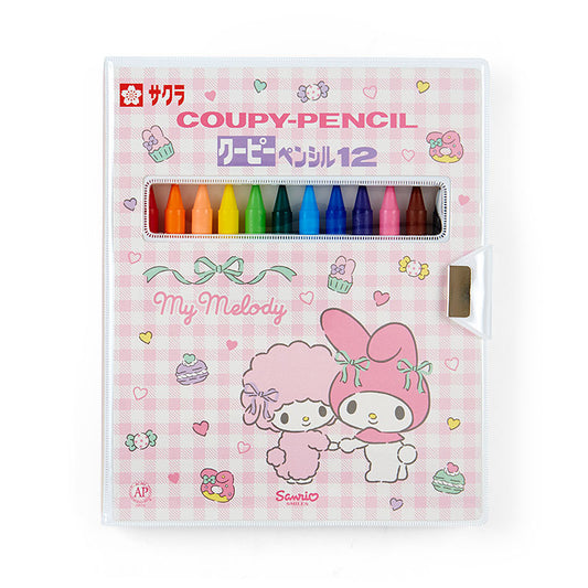 My Melody & My Sweet Piano 櫻花牌蠟筆 12色