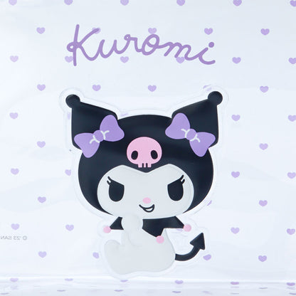Kuromi 透明波點拉鍊袋