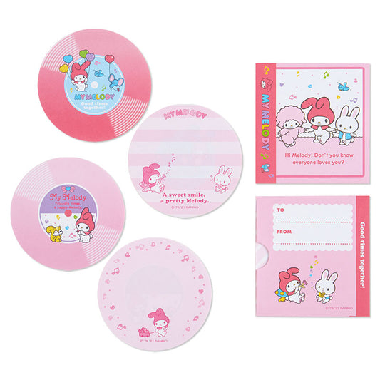 My Melody 黑膠唱片造型Memo