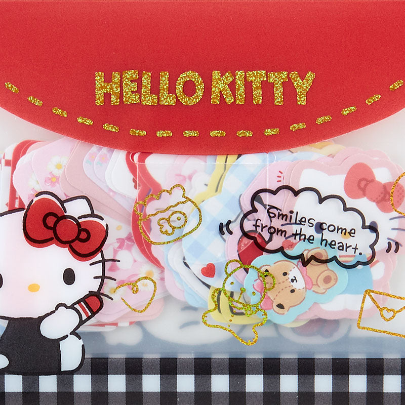 Hello Kitty 貼紙(附收納套)