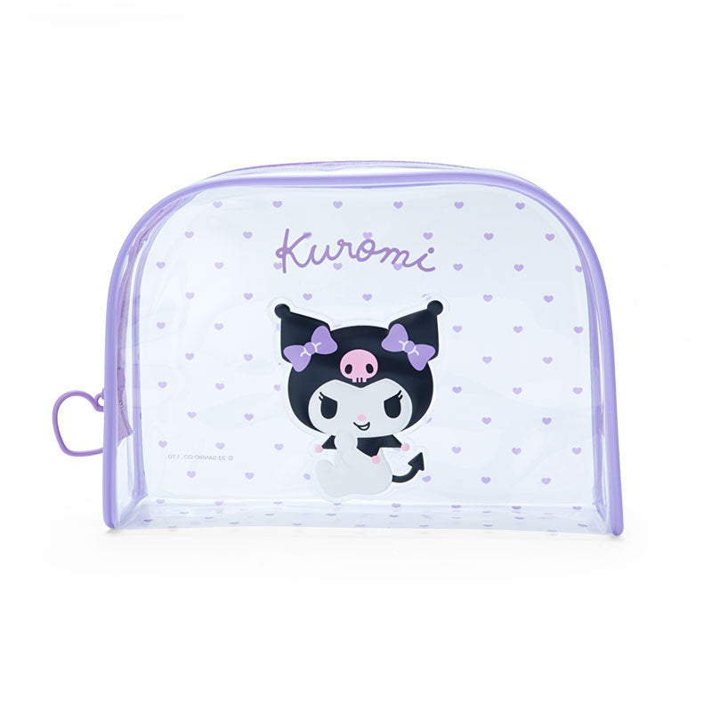 Kuromi 透明波點拉鍊袋