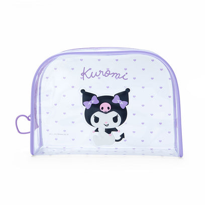 Kuromi 透明波點拉鍊袋