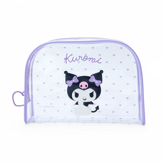 Kuromi 透明波點拉鍊袋