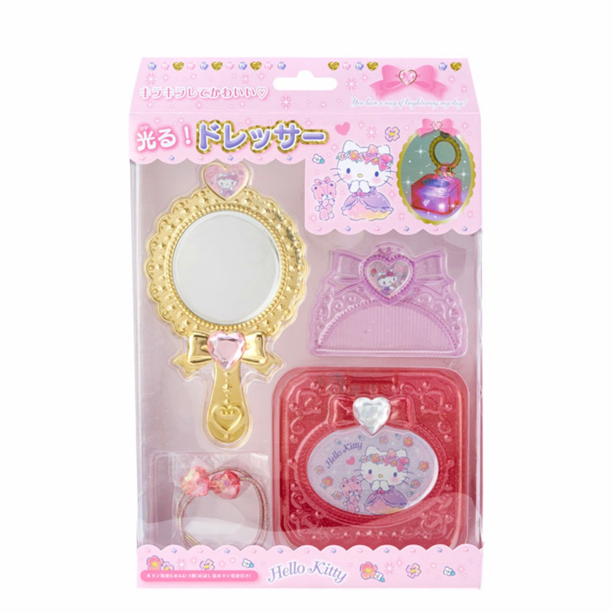 Hello Kitty 著燈細梳妝櫃