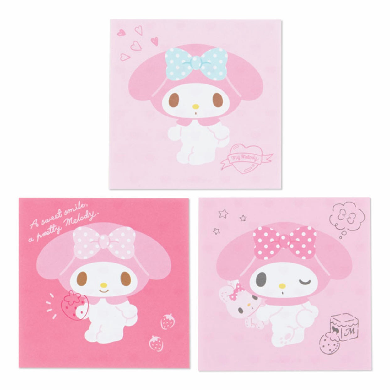 My Melody 方形Memo
