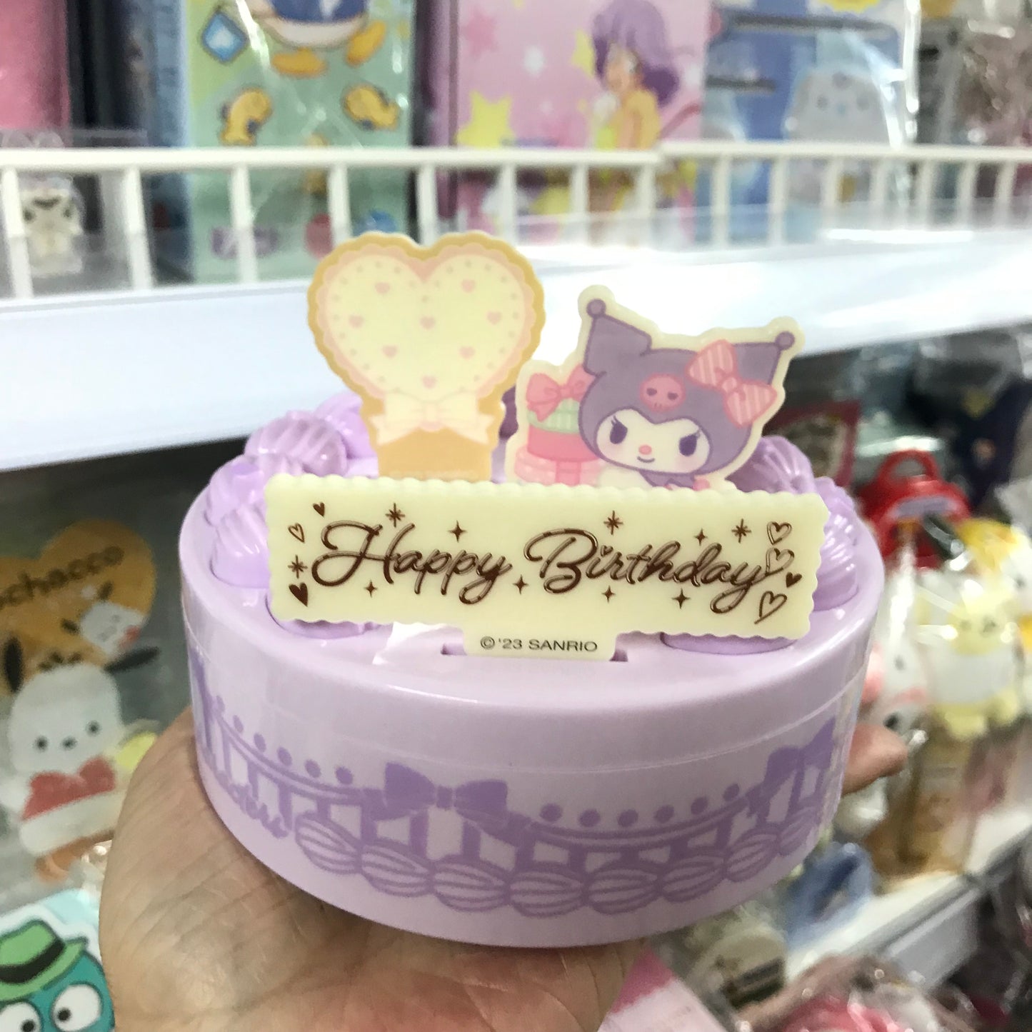 Sanrio 蛋糕造型立牌夾收納盒