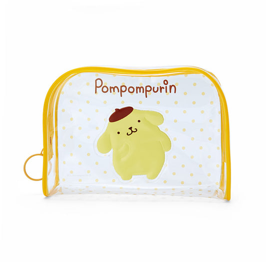 PomPomPurin 透明波點拉鍊袋
