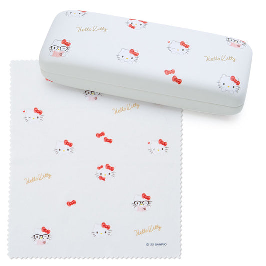 Hello Kitty 眼鏡盒連眼鏡布