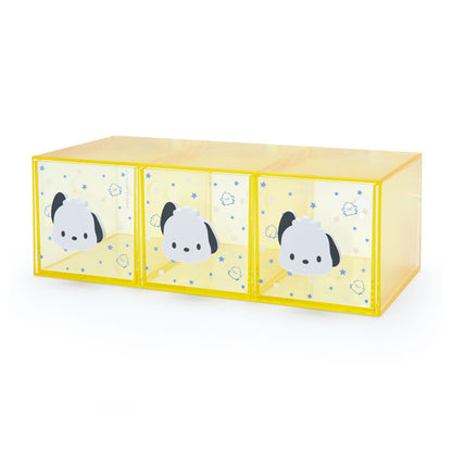 Pochacco 透明3格櫃桶