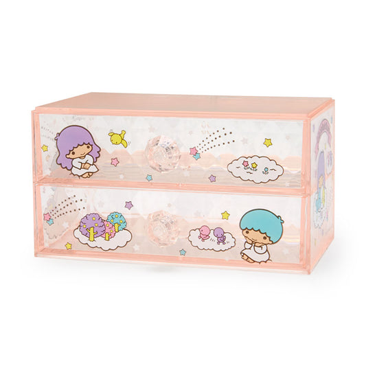Little Twin Stars 透明雙層櫃桶