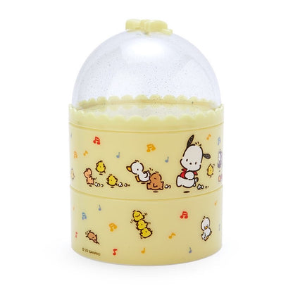 Pochacco 透明蓋圓形兩層收納盒