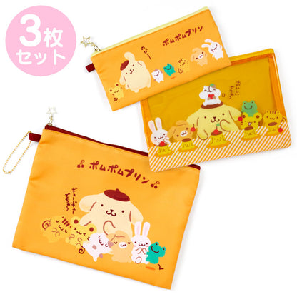 PomPomPurin 3個裝拉鍊袋