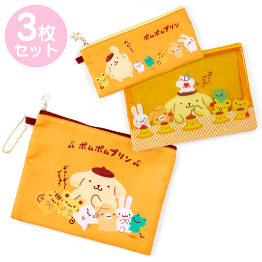 PomPomPurin 3個裝拉鍊袋