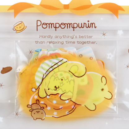 PomPomPurin 蝴蝶密實袋貼紙