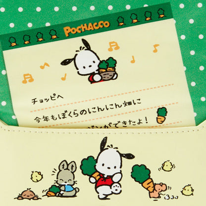 Pochacco 懷舊信封造型皮製拉鍊袋