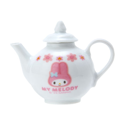 My Melody 迷你陶瓷茶杯+茶壺+心形盒仔