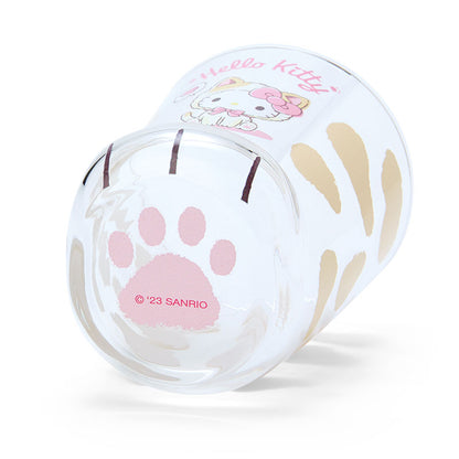Hello Kitty 貓咪腳仔造型玻璃杯