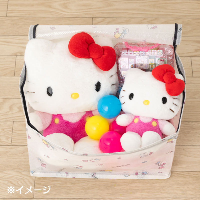 Hello Kitty 可摺拉鍊收納箱