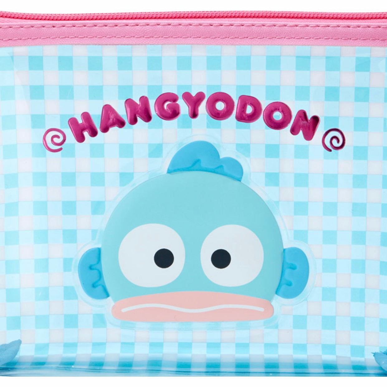 Hangyodon 透明格仔拉鍊袋