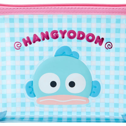 Hangyodon 透明格仔拉鍊袋