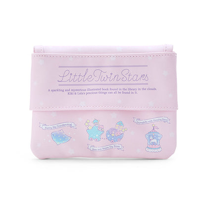 Little Twin Stars 圖鑑系列手巾仔連皮製袋