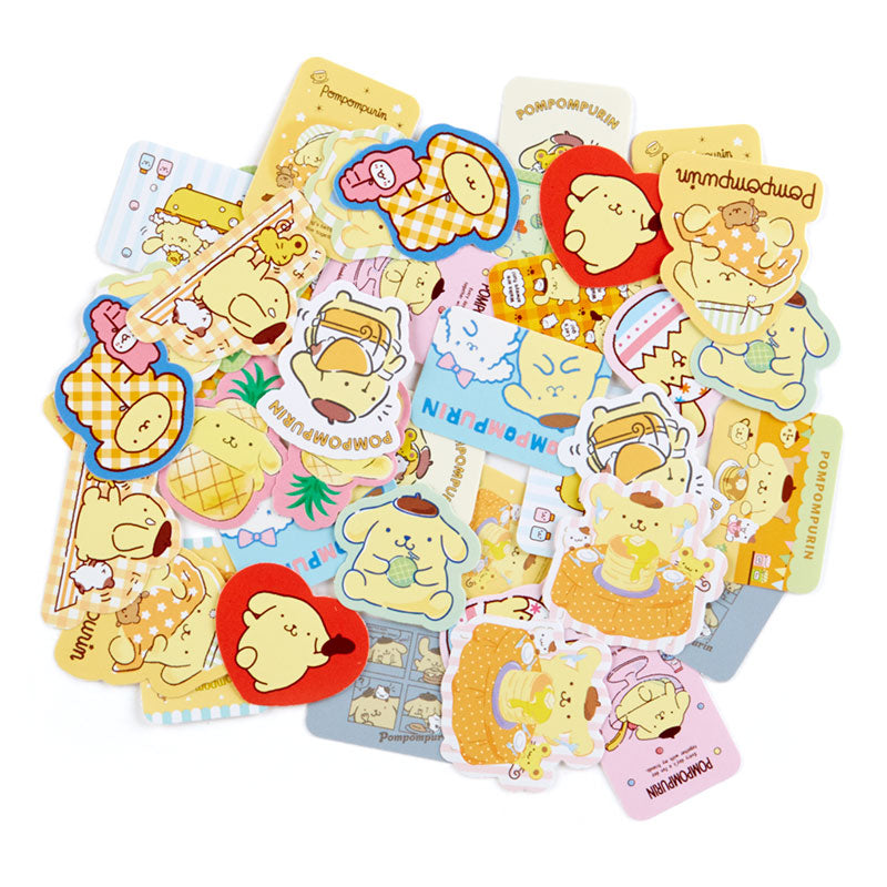 PomPomPurin 蝴蝶密實袋貼紙
