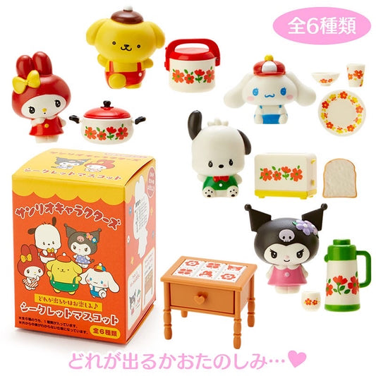 Sanrio 昭和系列迷你擺設 食器篇 一套6款