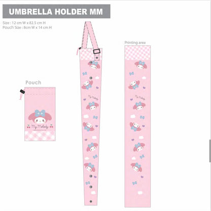 My Melody 兩用雨遮袋 直遮、縮骨遮適用