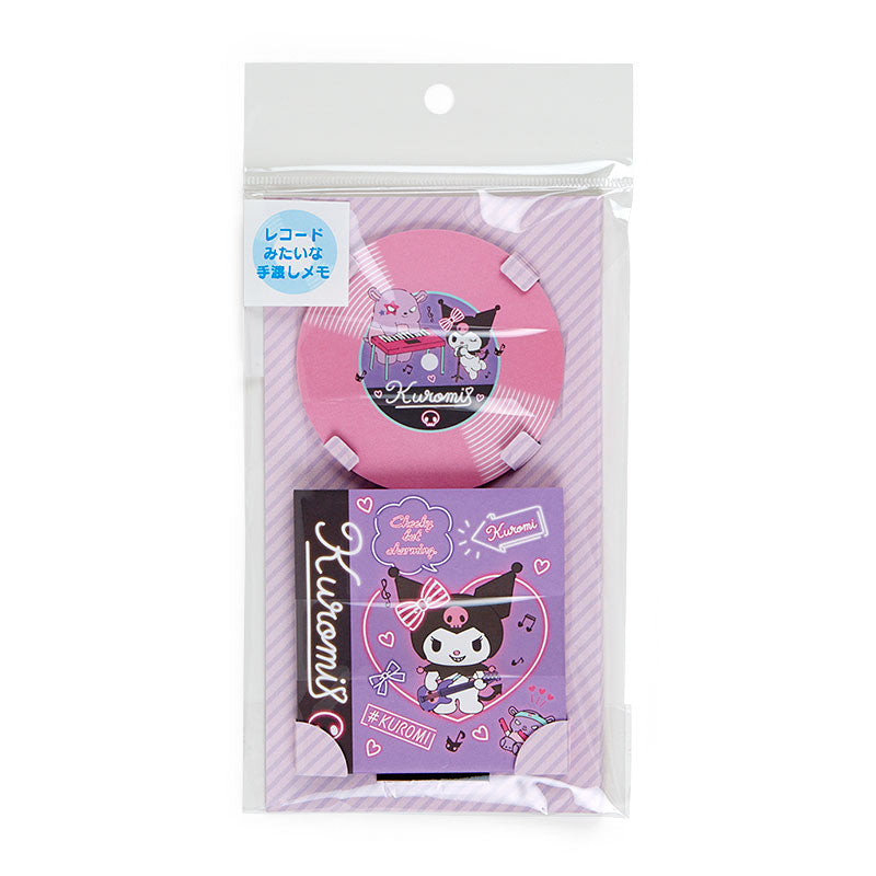 Kuromi 黑膠唱片造型Memo