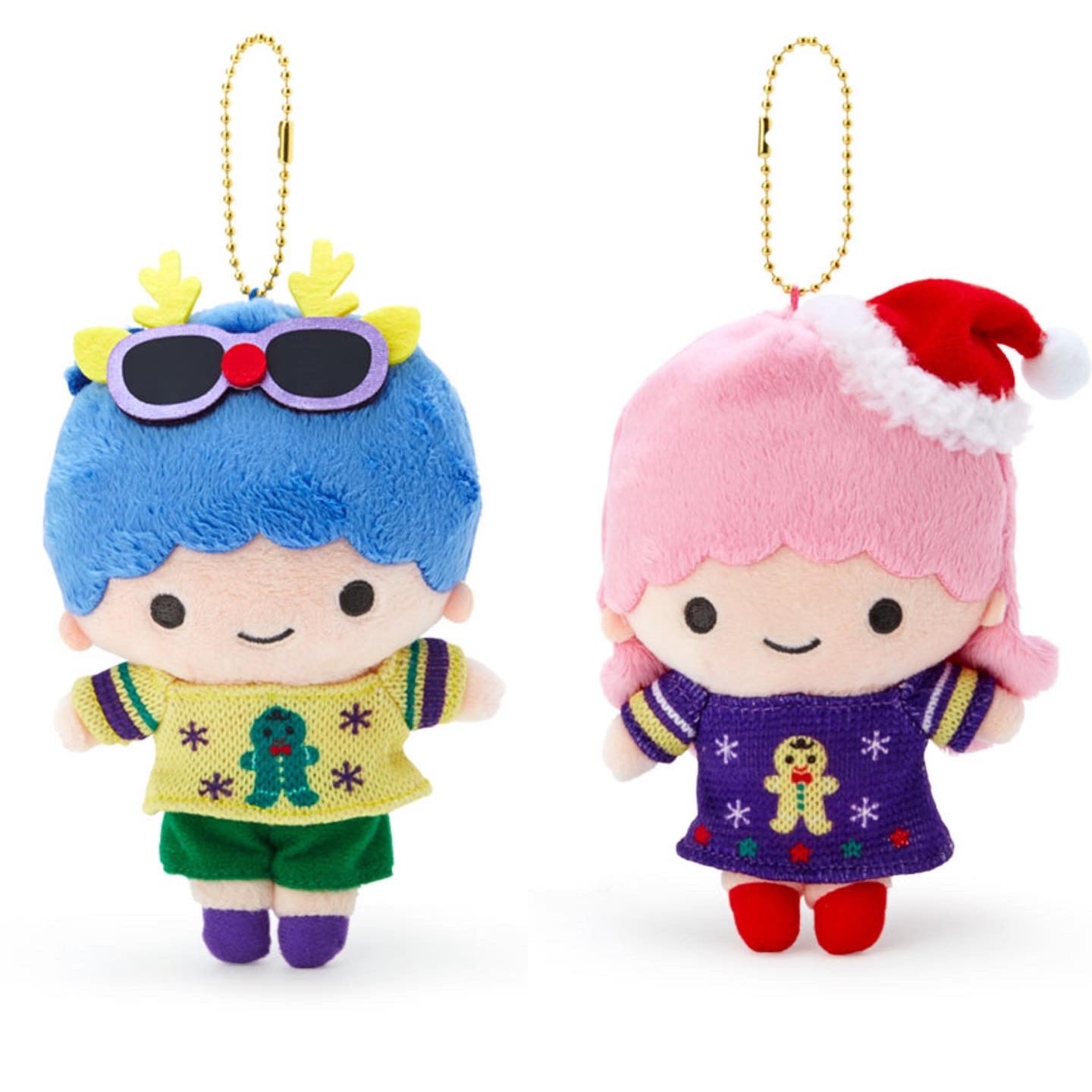 Little Twin Stars 聖誕公仔掛件一對