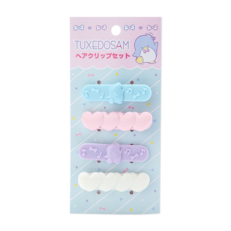Tuxedosam 4個裝髮夾