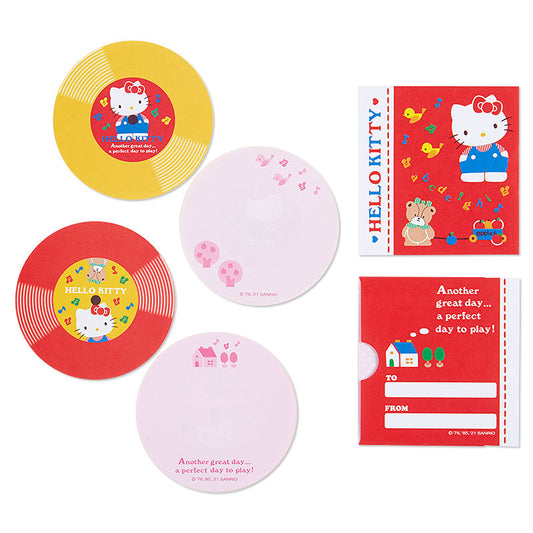 Hello Kitty 黑膠唱片造型Memo